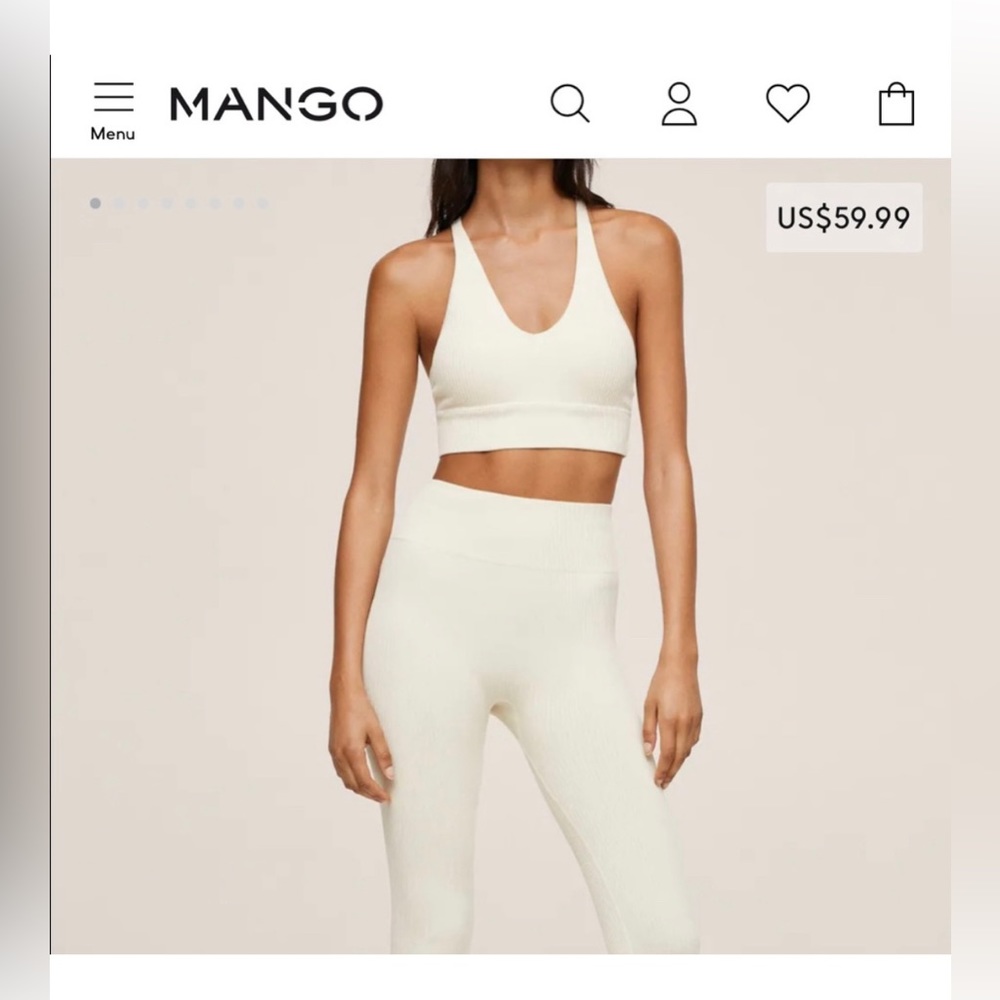 Mango - Cali Athletic set - Size small - both tank and leggings